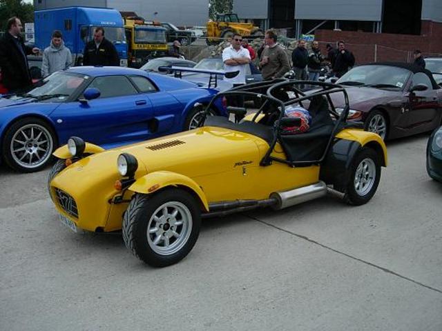 yellow caterham